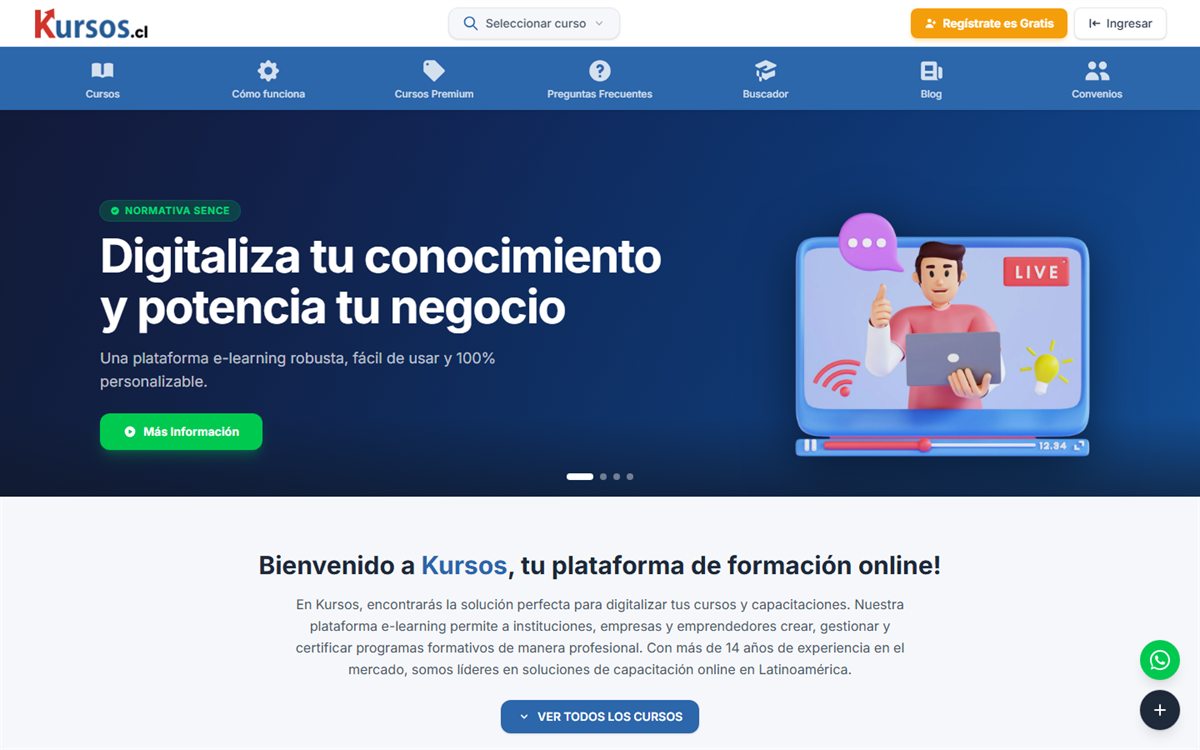 Kursos: Plataforma e-learning