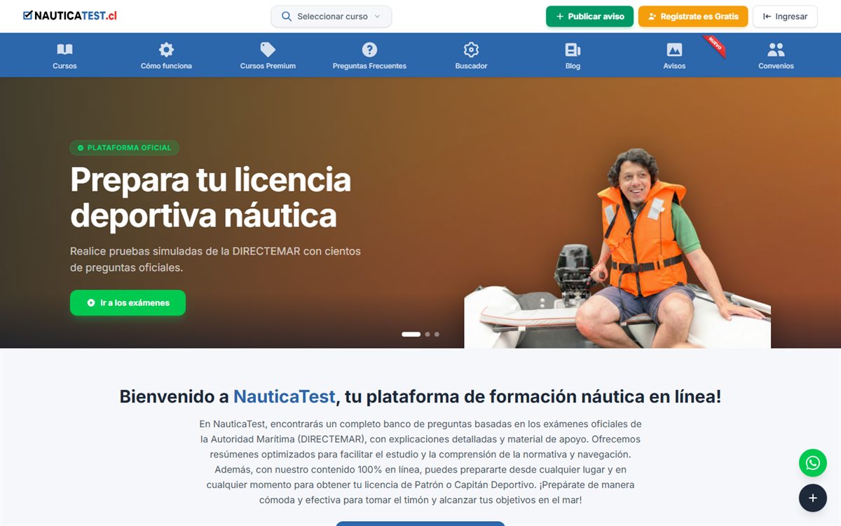 NáuticaTest: Preparación para exámenes náuticos